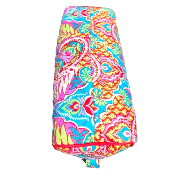 NWT Vera Bradley Folkloric Foral Quilted Bag Large, "Print Paisley in Paradise" - Picture 2 of 6
